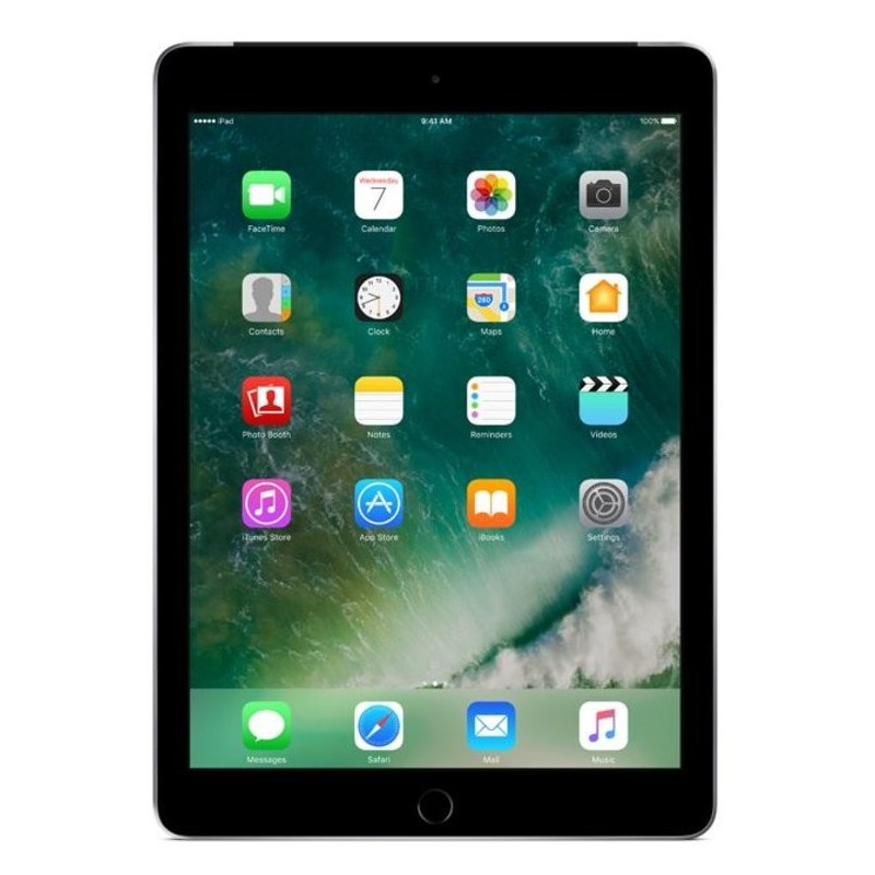 iPad 6 (2018) 32GB Space Grey - B grade - Licht gebruikt