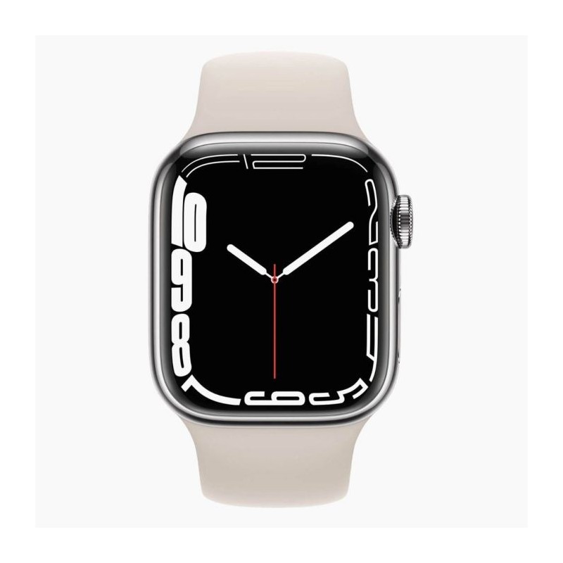 Apple Watch Series 7  Zilver   Silver - A grade - Zo goed als nieuw