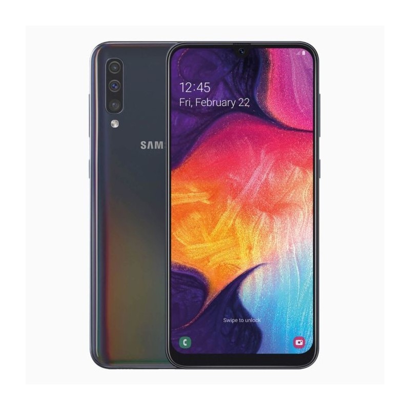 Samsung Galaxy A50 64GB Zwart   Black - C grade - Zichtbaar gebruikt